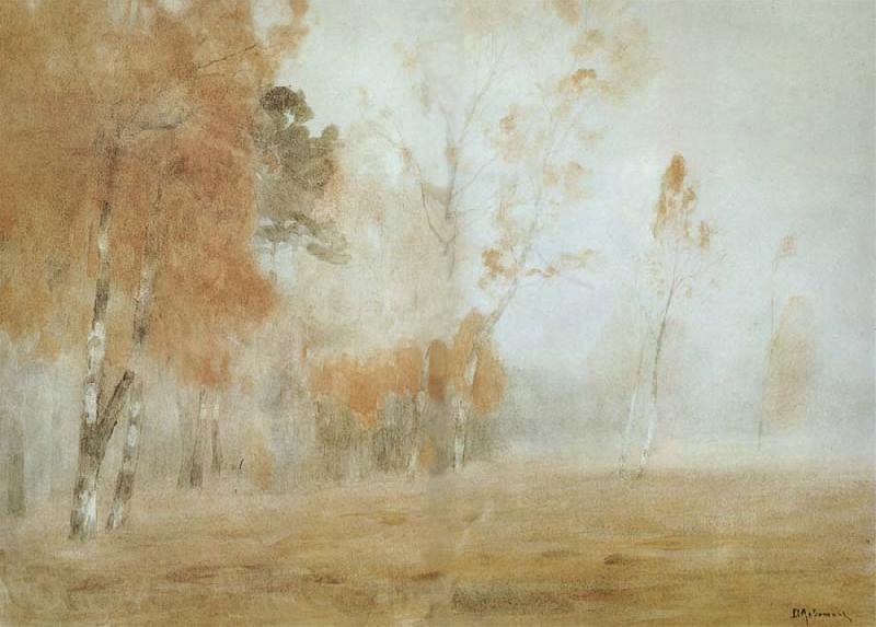 Isaac Levitan Mist,Autumn